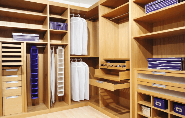 closet with shelves sarasota fl